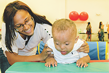 St. Joseph’s specialist with an Early Intervention family